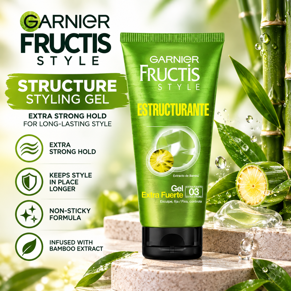 Garnier Fructis Style Structure Styling Gel – 200ml