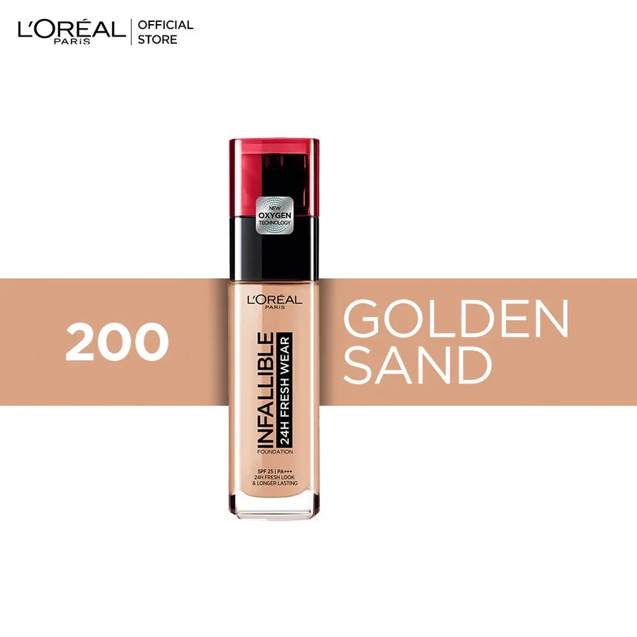 L'Oréal Paris Infallible Liquid Foundation – Shade 200 – 30ml
