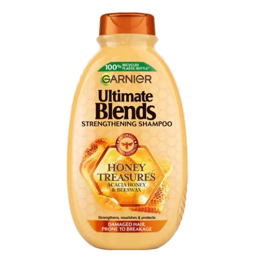 Garnier Ultimate Blends Honey Treasures Strengthening Shampoo – 400ml
